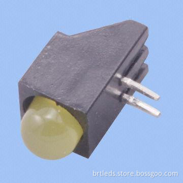 Yellow Housing LED, Available for Indicating, Low-power Consumption, RoHS Compliant
